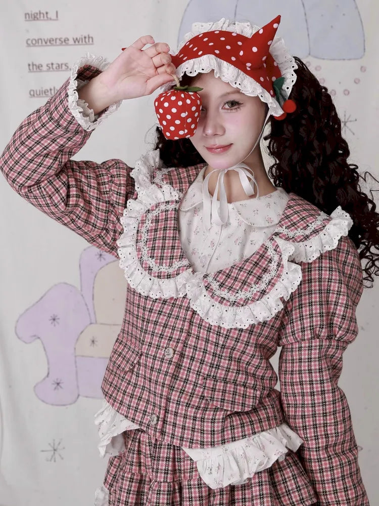 Old-fashioned Lolita cute girl niche top【s0000014103】