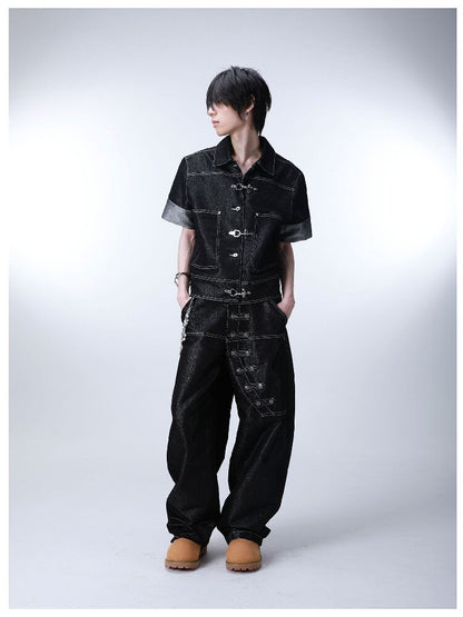 Silver Thread Raw Denim Cow Jacket【s0000016294】