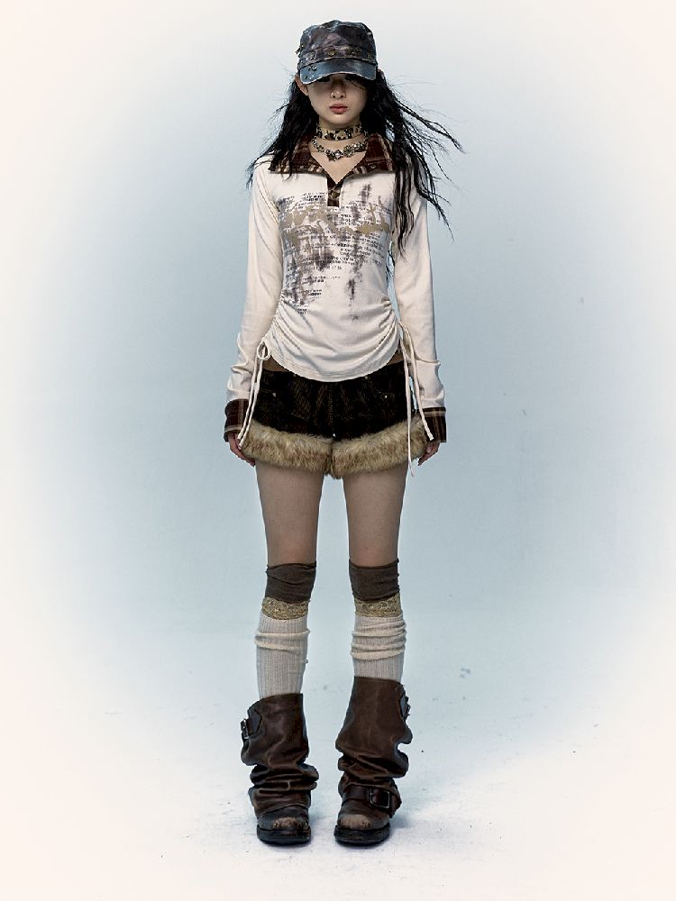 코듀로이 A- 라인 반바지 [S0000011430]