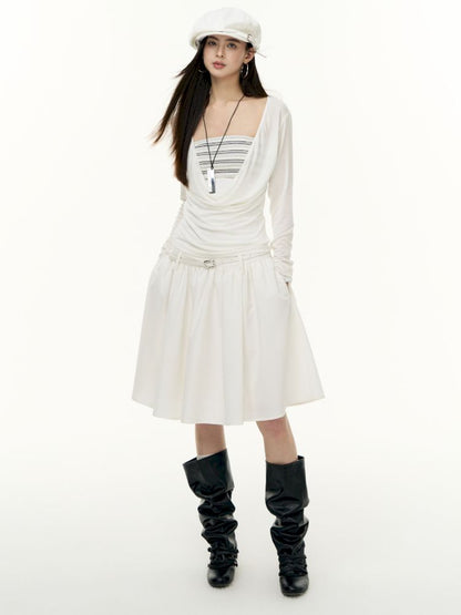 Tencel Lycra swing collar bottoming shirt【s0000013743】
