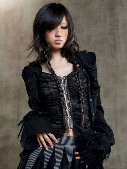 Chiffon Thin Sheer Top【s0000012653】