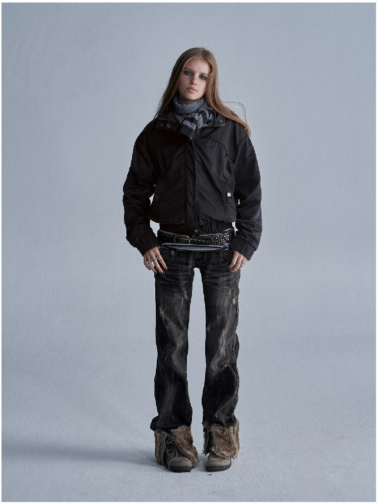 Multi Pocket Bamboo Joint Denim Pants【s0000018466】