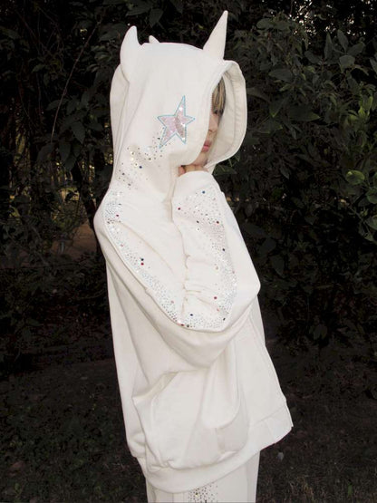 Horse Crying Unicorn Sweatshirt【s0000015384】