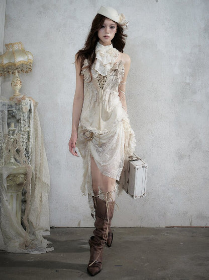 Baroque French Lace Scarf Collar【s0000017995】