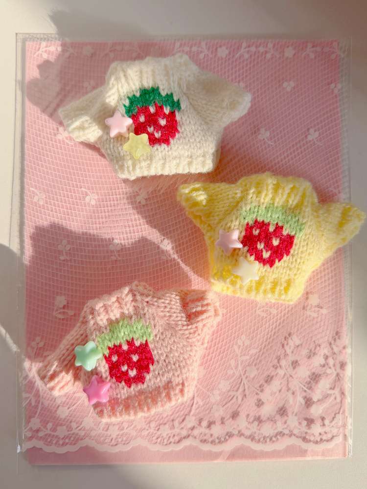 Strawberry Knitted Hair Accessories【s0000015112】