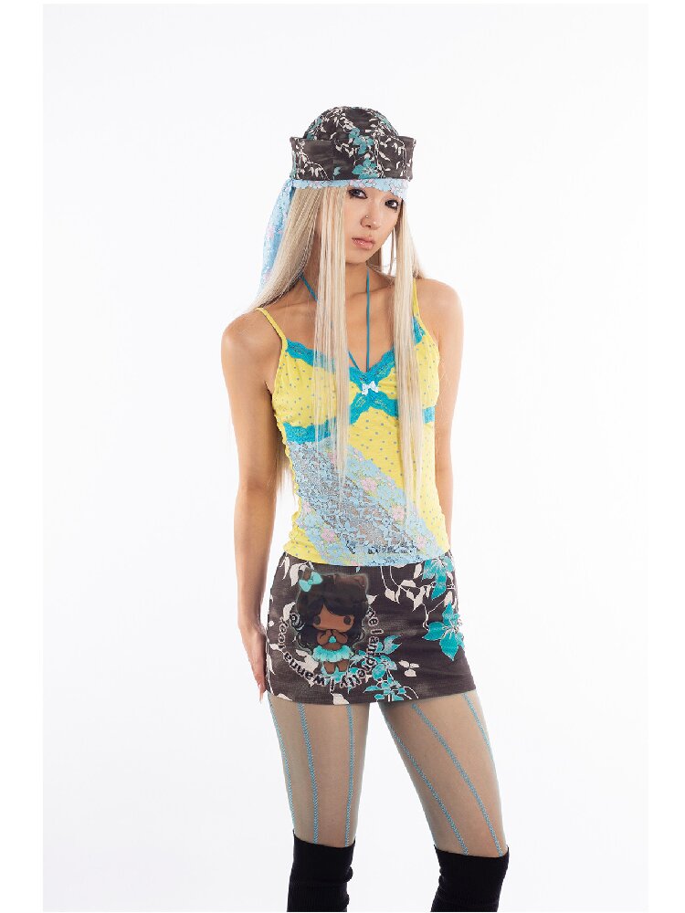 Retro Mood Cartoon Skirt Skirt【s0000018055】