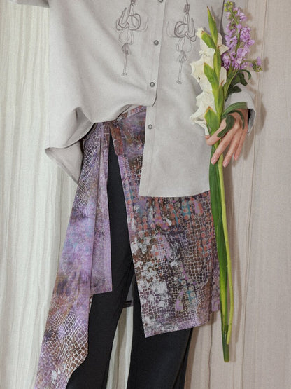 Twilight Printed Bell Bottoms【s0000015456】
