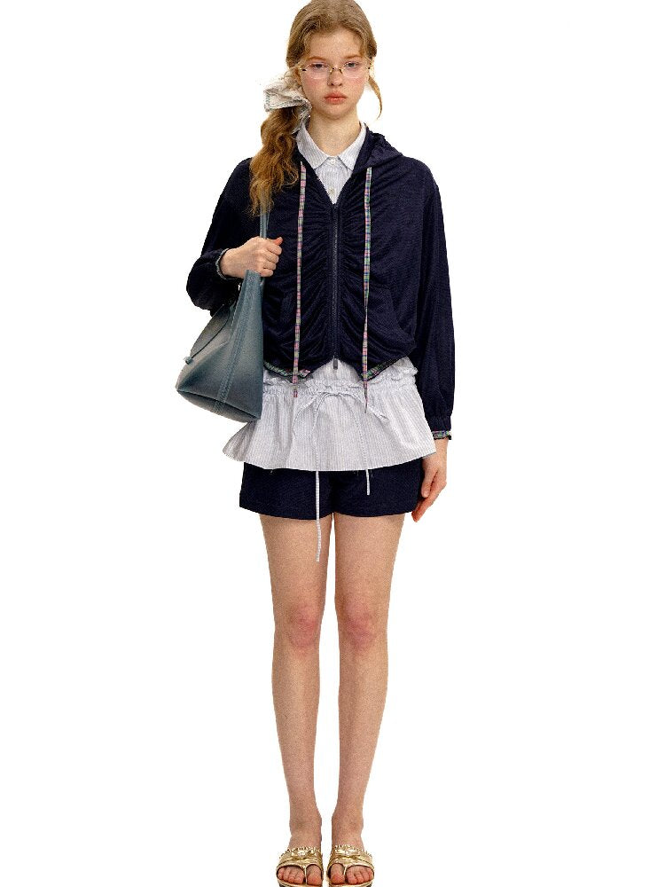 Fake Two-Piece Mesh Shorts Pants【s0000017421】