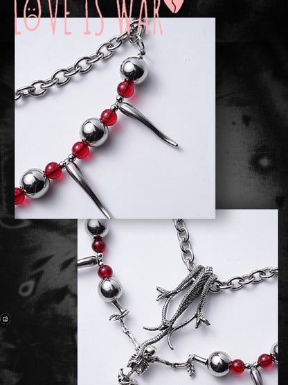 Handmade Y2K Punk Beaded Chain【s0000018967】