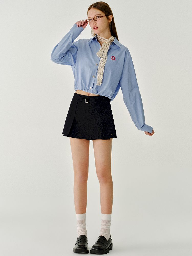 Peplum Double Layer Bottom Short【s0000011971】