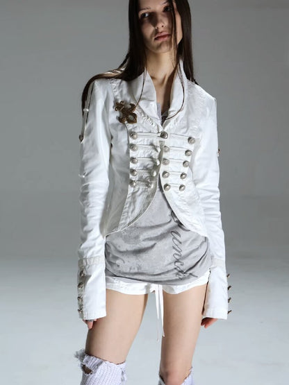 Long Sleeved Ripped Punk Print Tee【s0000015912】