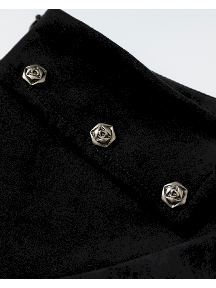 Dark Court Suede Irregular Skirt【s0000014919】