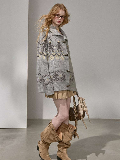 Furball Knitted Cardigan Jacket【s0000015222】