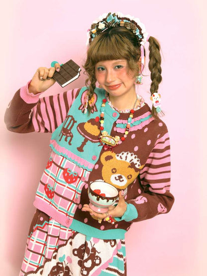 Vintage-Style Knit Cardigan【s0000014517】