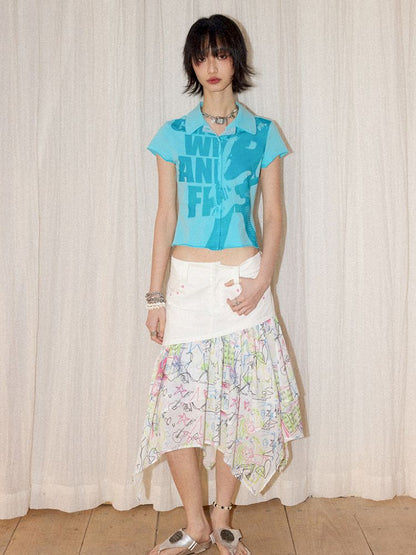 High-Waisted A-Line Skirt【s0000012957】