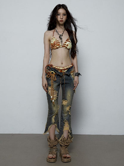 Leopard Punk Hottie Pure Lust Lily Summer Bikini Swimsuit Set【s0000009391】