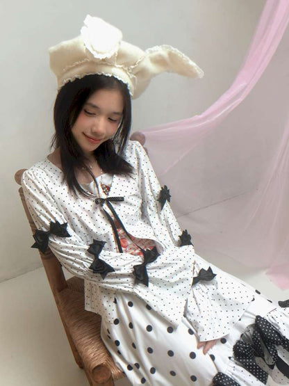 Patchwork Print Fitted Long-Sleeve Shirt【s0000014523】