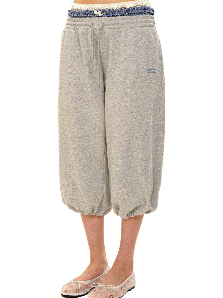 Fake Two Piece Waistband Shorts【s0000017436】