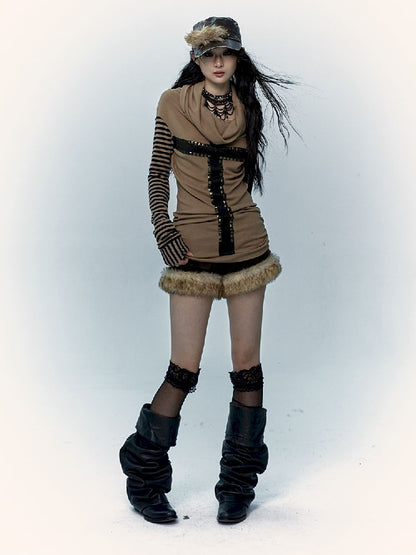 Striped Long Sleeve T-Shirt【s0000011216】