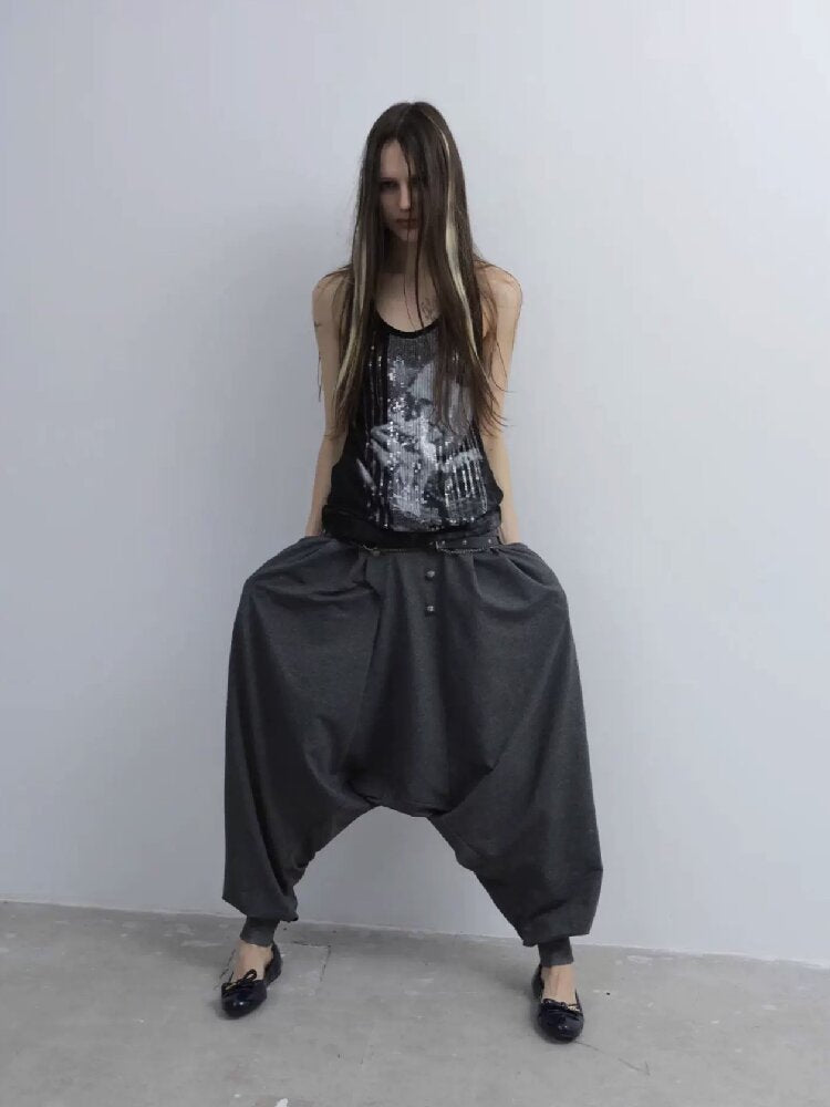 Retro Knitted Harem Leggings【s0000016573】