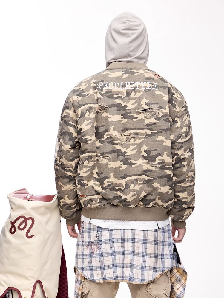 Retro Flight Baseball Jacket【s0000011352】