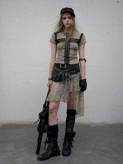 Two Wear Short Sleeve T-Shirt【s0000012619】