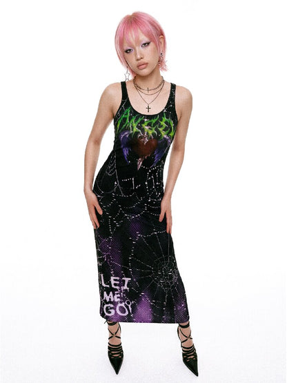 Original Gothic Slimming Vest Dress【s0000017401】