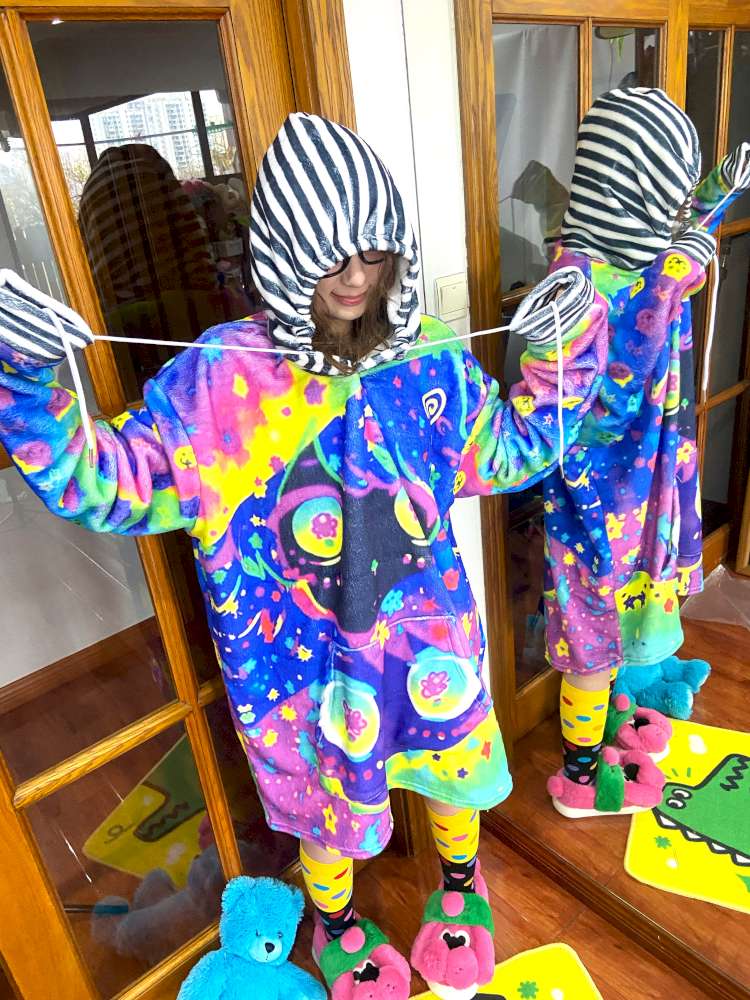 Niche Millennial Style Color Cartoon Plush Top【s0000014636】