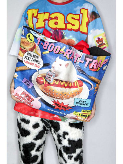 Mouse Print American Vintage Dupont Tote Bag【s0000014913】