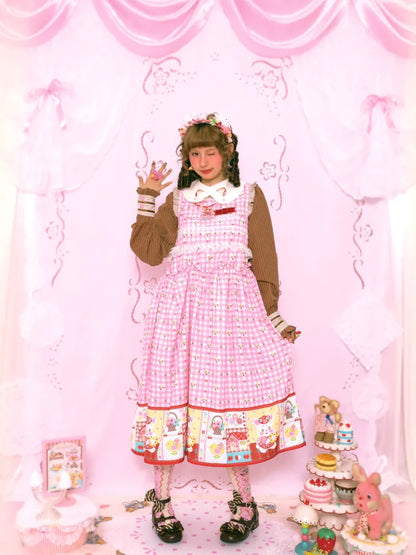 Bunny Sweet Lace Loose Tank Dress【s0000014163】