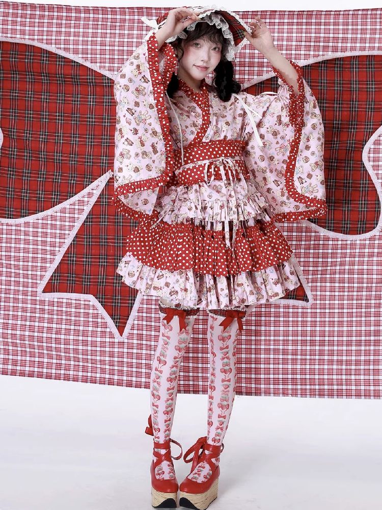 Vintage Girl Half-body Skirt【s0000012187】