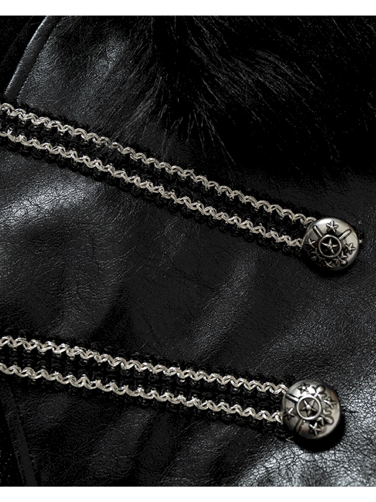 Dark Court Leopard Suede Fur Coat【s0000014925】