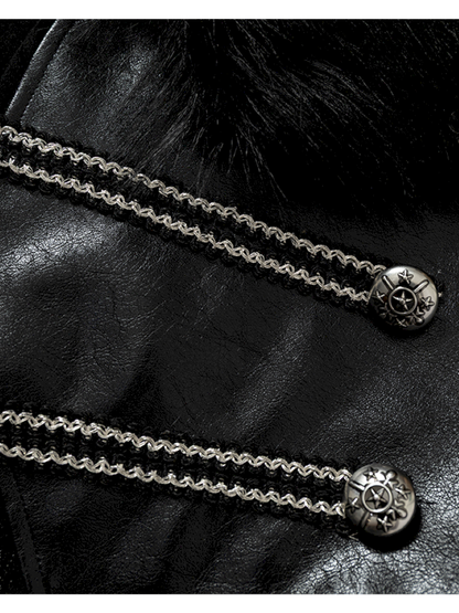 Dark Court Leopard Suede Fur Coat【s0000014925】