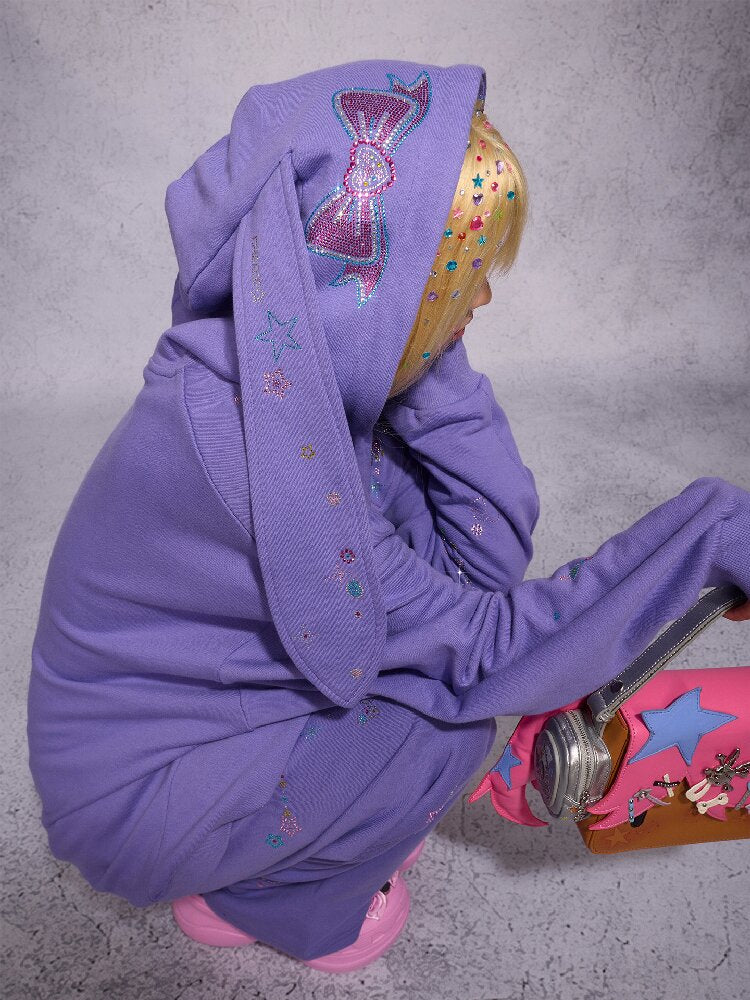 Sticker Rhinestone Rabbit Sweatshirt【s0000018739】