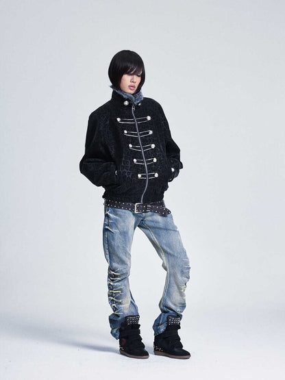 Washed Heavy Work Scimitar Jeans【s0000015559】