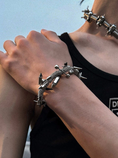 Time Travel Tech Earrings Bracelet【s0000018843】