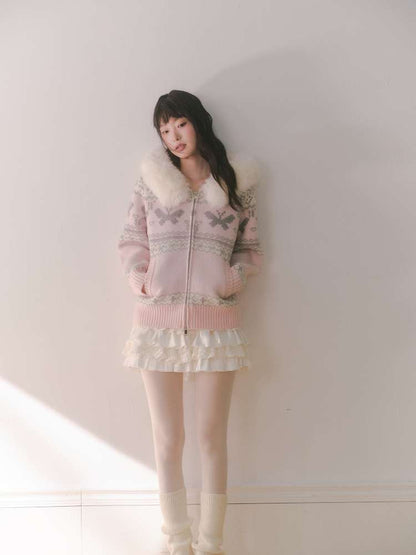 Long-Sleeve Knit Cardigan【s0000014609】