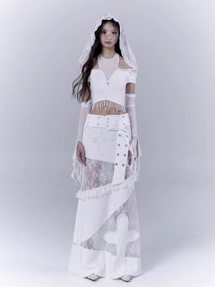 Low waist thin straight long skirt【s0000012381】