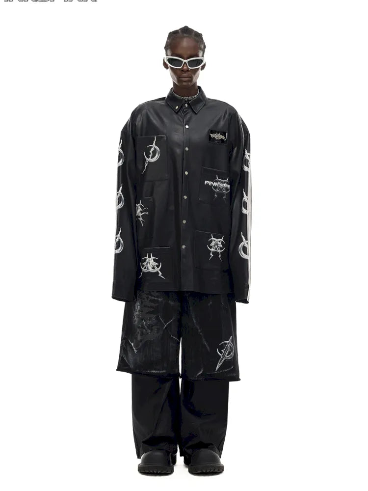 Mirror Concept PU Leather Jacket【s0000014002】
