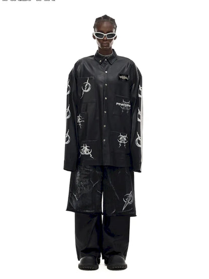 Mirror Concept PU Leather Jacket【s0000014002】