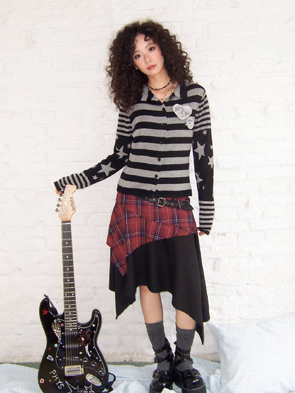 Classic Cut Star Knit Cardigan【s0000017900】