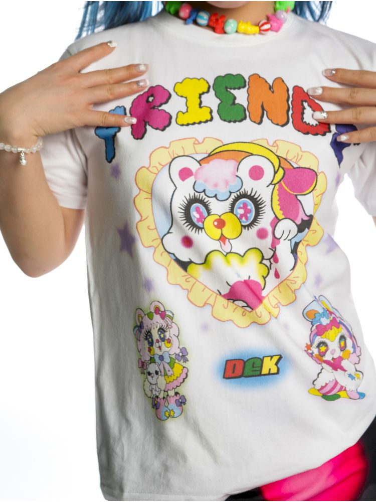 American retro pure cotton slim-fit T-shirt【s0000013167】