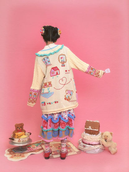 Knit Lapel Cardigan【s0000011329】