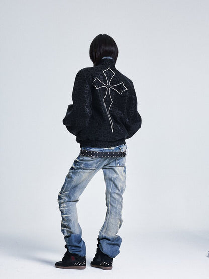 Washed Heavy Work Scimitar Jeans【s0000015559】