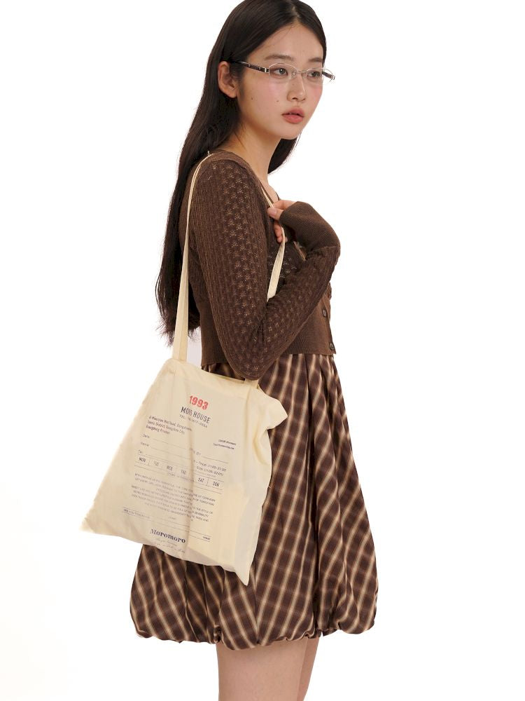 Splicing velvet webbing halter dress【s0000013450】