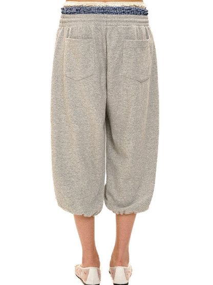 Fake Two Piece Waistband Shorts【s0000017436】