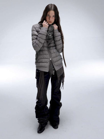 Original Pile Collar Slim Short Down Jacket【s0000014710】