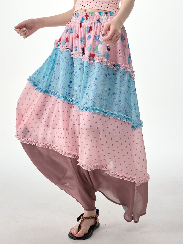 Pastoral Poem Floral Long Skirt【s0000017261】