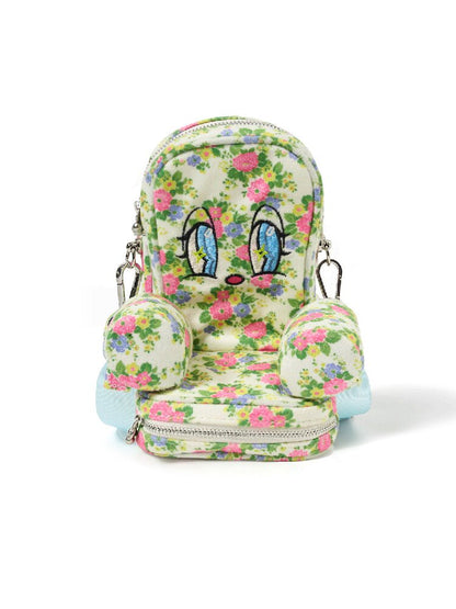 Plaid Floral Embroidered Crossbody Bag【s0000018728】