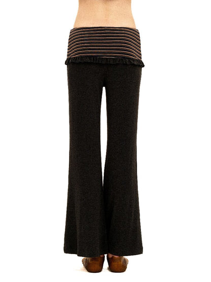 Contrasting Stripe Lace Trousers【s0000016120】